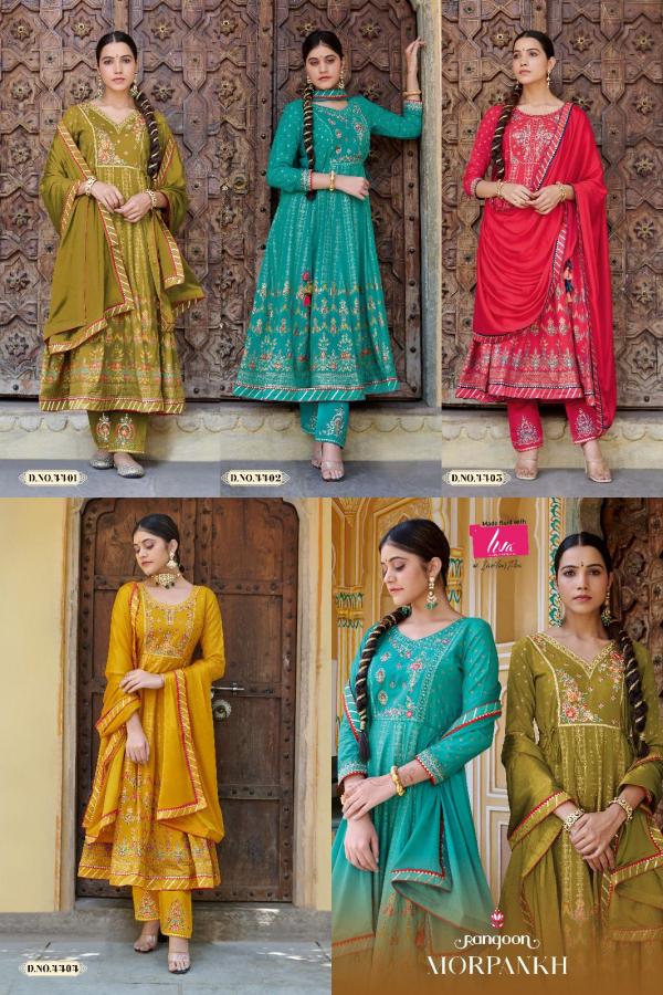 Rangoon Morpankh  Exclusive Ready Made Collection